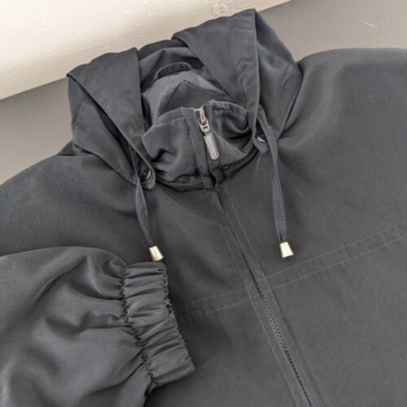 Giorgio Morandi Women's‎ 1X Long Sleeve Black Water Resistant Jacket Coat - Picture 1 of 8